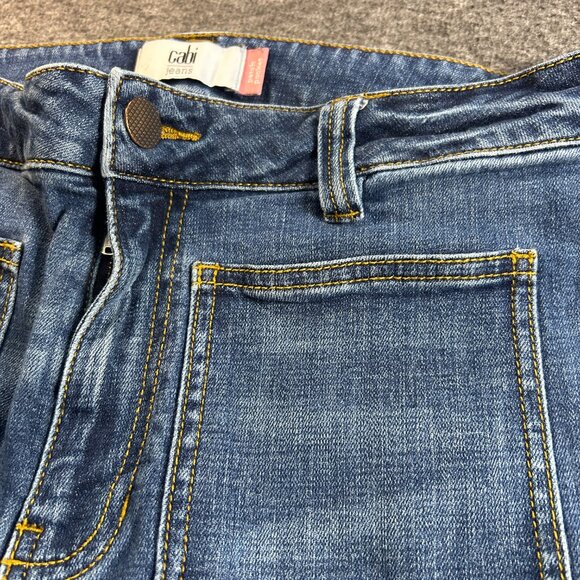 Cabi Women’s Patch Pocket Trouser Denim Jeans 4151R Size 12 - Picture 3 of 16